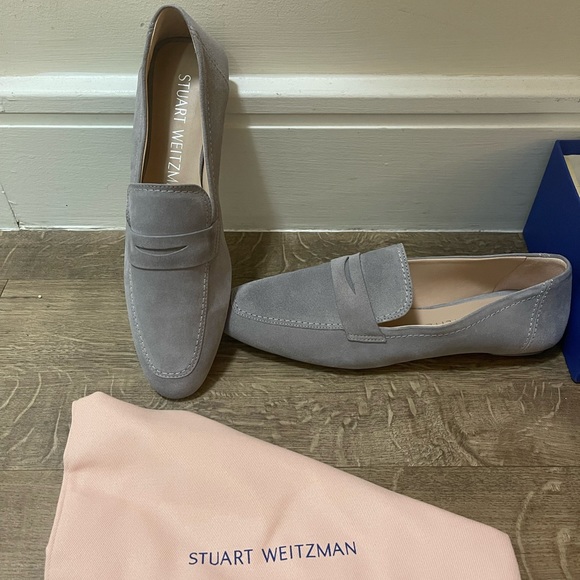 Stuart Weitzman Jet Loafer Denim BRAND NEW! - Picture 2 of 3